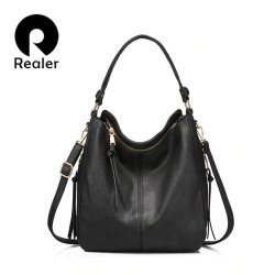 REALER handbags for women high quality shoulder bag women small crossbody messenger bag ladies fashion tote  artificial leather