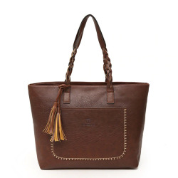 Vintage Women Messenger Bags With Tassel Large Capacity Women Bags Shoulder Tote Bags Famous Designers PU Leather Handbags