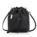 WEICHEN Fashion Bucket Shoulder Bag Women Drawstring Crossbody Bag Female Messenger Bags Ladies Synthetic Leather Handbag Sac