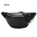 Women Chest Bags Fashion Chain Leather Messenger Bag Shoulder Bag Female Large Capacity Zipper Phone Money Waist Packs