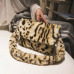 Women Winter Faux Fur Shoulder Bag Fashion Handbag lady Leopard print Handbags Female Party Small Girls Tote Bag Christmas Gift