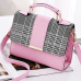 Yogodlns New Retro Plaid Small Square Package Minimalist Fashion Stitching Wild Messenger Shoulder Bag Ms. Packet