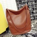 Yogodlns Women Leather Handbags Black Bucket Shoulder Bags Ladies Cross Body Bags Large Capacity Ladies Shopping Bag Bolsa