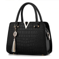 woman fashion Crocodile leather V letters Designer Handbags Luxury quality Lady Shoulder Crossbody Bags fringed Messenger Bag