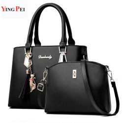 women bag Fashion Casual Contain two packages Luxury handbag Designer Shoulder bags new bags for women 2019 Composite bag bolsos
