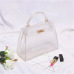 Litthing Jelly Shoulder Bag Women Clear Transparent PVC Bag Letter Candy Color Women Crossbody Top-handle Bag Luxury Sac Femme