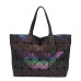 Luminous sac bao Bag Diamond Tote Geometric Quilted Shoulder Bags Laser Plain Folding Handbags bolso