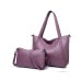Luxury two sets Handbags Women Bags Designer PU Leather Handbags Bags For Women 2018 Large Hand Bag  Top-handle Bags