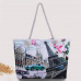 Meloke 2018   printed Girl Summer Shoulder Bag Big Tote Women Ladies Handbag canvas beach bags large size travel bags MN520