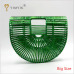 New Big Travel Vacation Totes Bamboo Handbag For Ladies Women Handbag Female Handmade Woven Straw Beach Bag Summer Women's Purse