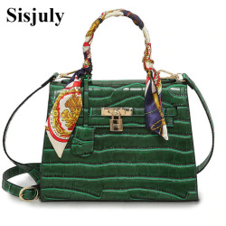 Women Alligator Shoulder Bags Elegant Lady PU Leather Handbag Female Luxury Handbags Women Bags Designer Fashion Top-Handle Bags