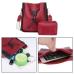 Women Bag 2Pcs/Set Top-Handle Big Capacity Female PU Handbag Girls School Shoulder Books Packs Ladies Crossbody Bag Bolsa Mujer