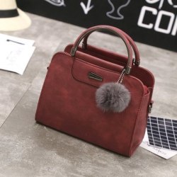 Women's Bag 2018 Handbag vintage Mini crossbody Bag Ladies leather Handbag Ball Shoulder Bag Motorcycle Messenger Top-Handle Bag