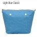 tanqu Waterproof Inner Lining Obag Insert Zipper Pocket Classic Mini Canvas Inner pocket for O Bag