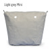 tanqu Waterproof Inner Lining Obag Insert Zipper Pocket Classic Mini Canvas Inner pocket for O Bag