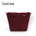 tanqu Waterproof Inner Lining Obag Insert Zipper Pocket Classic Mini Canvas Inner pocket for O Bag