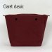 tanqu Waterproof Inner Lining Obag Insert Zipper Pocket Classic Mini Canvas Inner pocket for O Bag