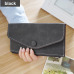 2017 matte leather women's wallet zipper bag vintage female wallet purse fashion card holder phone pocket long women wallet