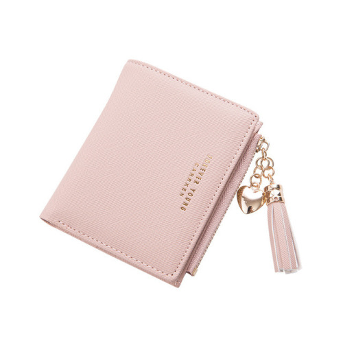 2018 Tassel Women Wallet Small Cute Wallet Women Short Leather Women Wallets Zipper Purses Portefeuille Female Purse Clutch