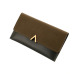 2019 New Leather Women Wallets Fashion Three Fold Design Women's Long Purse Patchwork Female Clutch Wallet Card Holder