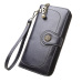 2019 New Vintage Button Phone Purses Women Wallets Female Purse Leather Brand Retro Ladies Long Zipper Woman Wallet Card Clutch