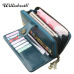 2019 New Vintage Button Phone Purses Women Wallets Female Purse Leather Brand Retro Ladies Long Zipper Woman Wallet Card Clutch