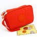 3 Zippers Lady Purses Women Wallets Brand Clutch Coin Purse Cards Keys Money Bags Canvas Short Woman Girls Wallet Handbags Burse