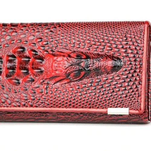 Genuine Leather 3D Embossing Alligator Ladies Crocodile Long Clutch Wallets Women Wallet Female Coin Purses Holders Brand