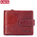 KAVIS 2019 Genuine Leather Women Wallet And Purses Coin Purse Female Small Portomonee Rfid Walet Lady Perse For Girls Money Bag