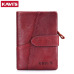 KAVIS 2019 Genuine Leather Women Wallet And Purses Coin Purse Female Small Portomonee Rfid Walet Lady Perse For Girls Money Bag