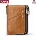 KAVIS Genuine Leather Women Wallet Female Red Rfid Coin Purse Small Walet Portomonee PORTFOLIO Money Bag Lady Mini Card Holder