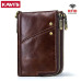 KAVIS Genuine Leather Women Wallet Female Red Rfid Coin Purse Small Walet Portomonee PORTFOLIO Money Bag Lady Mini Card Holder