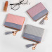 Leather Small Wallet Women Luxury Brand Famous Mini Women Wallets Purses Female Short Coin Zipper Purse Credit Card Holder