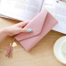 Long Wallet Women Purses Tassel Fashion Coin Purse Card Holder Wallets Female High Quality Clutch Money Bag PU Leather Wallet