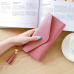 Long Wallet Women Purses Tassel Fashion Coin Purse Card Holder Wallets Female High Quality Clutch Money Bag PU Leather Wallet