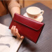 Magnetic Buckle Long Genuine Leather Women Wallet Female Clutch Bags Cow Leather Coin Purse Credit Card Holder Quality carteira