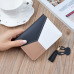 New Arrival Wallet Short Women Wallets Zipper Purse Patchwork Fashion Panelled Wallets Trendy Coin Purse Card Holder Leather