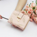 New Women Wallets Short Wallet Ladies Zipper Buckle Hollow Leaf Purse Wallet Female Women Zipper Purse Card Holder Cartera Mujer