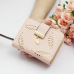 New Women Wallets Short Wallet Ladies Zipper Buckle Hollow Leaf Purse Wallet Female Women Zipper Purse Card Holder Cartera Mujer