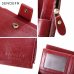 SENDEFN Women's Wallet Leather Small Luxury Brand Wallet Women Short Zipper Ladies Coin Purse Card Holder Femme Red/Blue 5191-69