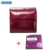 VICKAWEB Mini Wallet Women Genuine Leather Wallets Fashion Alligator Hasp Short Wallet Female Small Woman Wallets And Purses 209