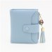 WESTERN AUSPICIOUS Women Wallet 2018 New Purple Blue Gray Black Wallet Female Zipper And Hasp Lady Card Holder