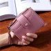 WESTERN AUSPICIOUS Women Wallet 2018 New Purple Blue Gray Black Wallet Female Zipper And Hasp Lady Card Holder