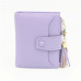 WESTERN AUSPICIOUS Women Wallet 2018 New Purple Blue Gray Black Wallet Female Zipper And Hasp Lady Card Holder