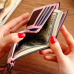 Wallet Women PU 2019 Credit Card Holder Zipper Wallet Short Coin Purse For Cards Purse Portefeuille Zip Card Short Clutch Money