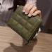 Wallet Women PU Leather Female Plaid Purses Nubuck Card Holder Wallet Fashion Woman Wallet Short Zipper Cute Pocket Coin Purse