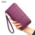 AOEO Plaid Ladies Wallet For Phone With Coin Purses Holders Wristlet Large Capacity Womens Purses And Wallets Girls Female Purse