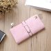 Fashion Luxury Brand Women Wallets Matte Leather Wallet Female Coin Purse Wallet Women Card Holder Wristlet Money Bag Small Bag