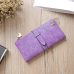 Fashion Luxury Brand Women Wallets Matte Leather Wallet Female Coin Purse Wallet Women Card Holder Wristlet Money Bag Small Bag