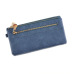 Hot Selling Women's Long Wallet Female High Capacity Double Zippers Clutch Purse Wristlet Women's Purse Long Design PU Leather